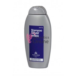 Sampon Kallos Silver Reflex pentru par blond, decolorat si saten, neutralizeaza tonurile galbene, 350ml
